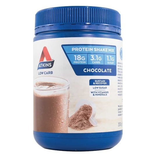 Atkins Low Carb Protein Shake Mix Chocolate 330 Grams - Cutprice Online