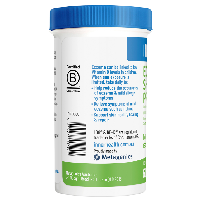 Inner Health Eczema Shield Kids Probiotic 60g Powder