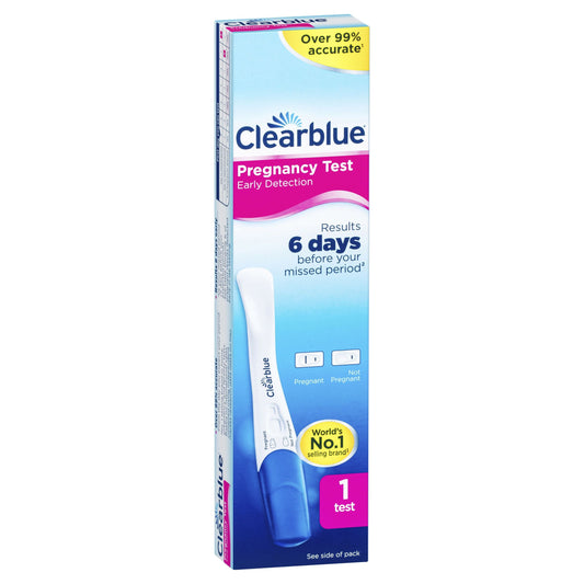 CLEARBLUE EARLY DETECTION PREGNANCY TEST, KIT OF 1 TEST - Cutprice Online