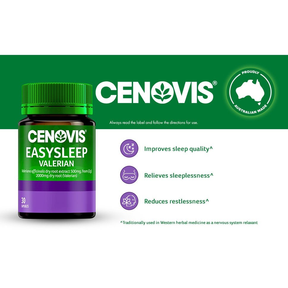 Cenovis Easysleep Valerian 2000 30 Capsules - Cutprice Online