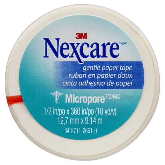 Nexcare Micropore Gentle Paper Tape White 12.5mm x 9.14m - Cutprice Online