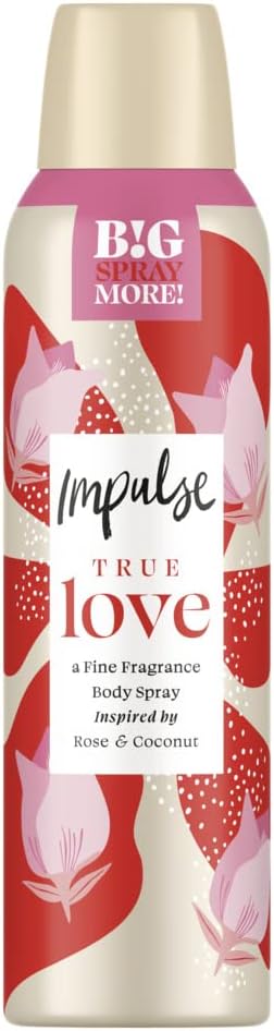 Impulse Body Spray Xxl True Love 150ml