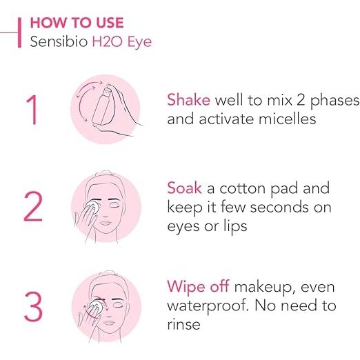 Bioderma Sensibio H2O Eye Biphasic Micellar Waterproof Makeup Remover 125ml - Cutprice Online