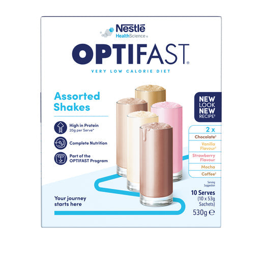 Optifast VLCD Shake Assorted Pack 10 x 53g - Cutprice Online