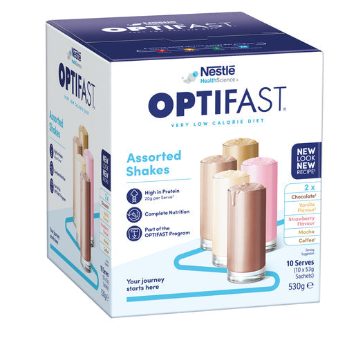 Optifast VLCD Shake Assorted Pack 10 x 53g - Cutprice Online
