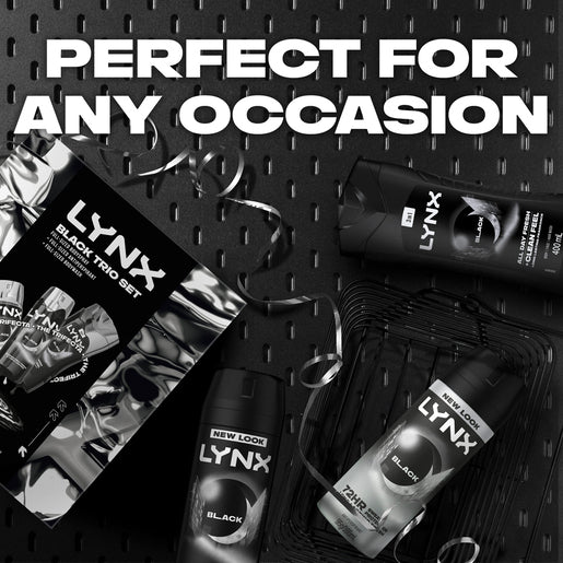 Lynx Black Trio Gift Set R25