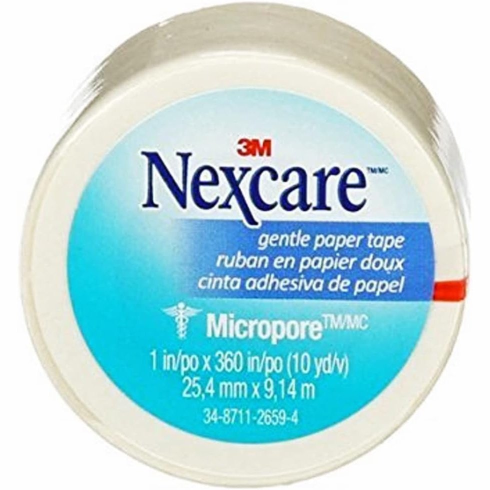 Nexcare Micropore Gentle Paper Tape White 25.4mm x 9.14m - Cutprice Online
