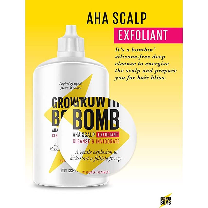 Growth Bomb Aha Scalp Exfoliant 100ml - Cutprice Online