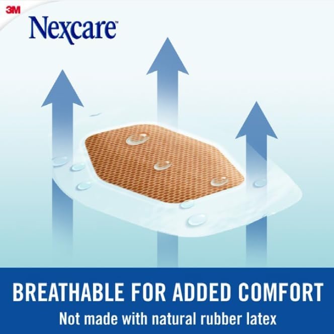 Nexcare Clear Waterproof Strips Large 10 Pack