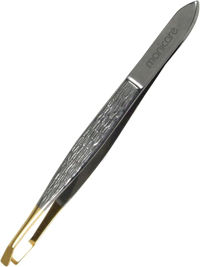 Manicare Triple X Tweezers Gold Tip