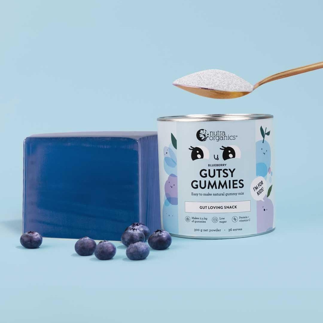 Nutra Organics Gutsy Gummies Blueberry 300g - Cutprice Online