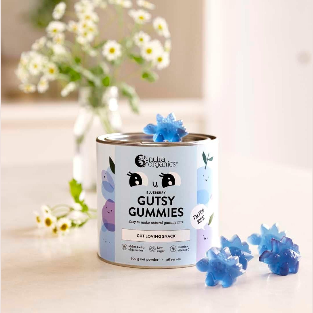 Nutra Organics Gutsy Gummies Blueberry 300g - Cutprice Online