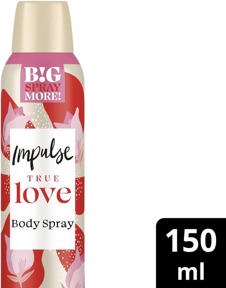 Impulse Body Spray Xxl True Love 150ml