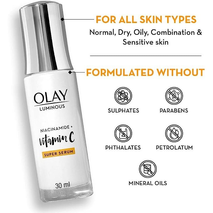 Olay Luminous Vitamin C Super Serum 30ml - Cutprice Online
