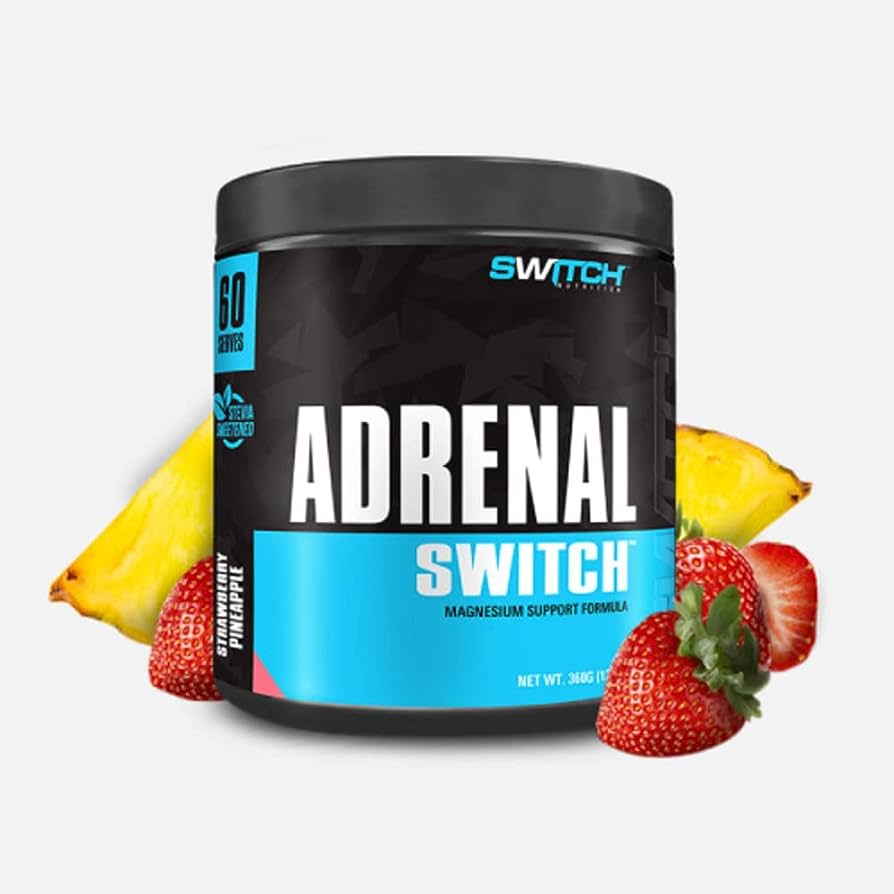 SWITCH NUTRITION Adrenal Magnesium Support Formula Strawberry Pineapple 150g Switch Nutrition