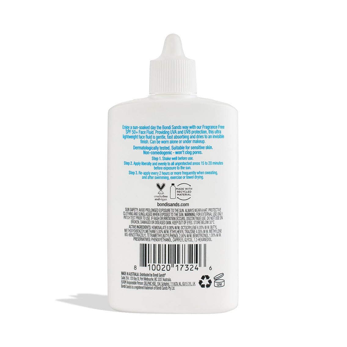 Bondi Sands Face Daily Moisturising Spf 50+ 50ml