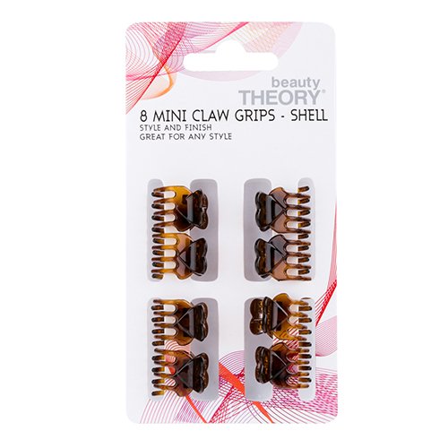 Beauty Theory Hair Claw Grip Pack Shell Mini 8 Pack - Cutprice Online