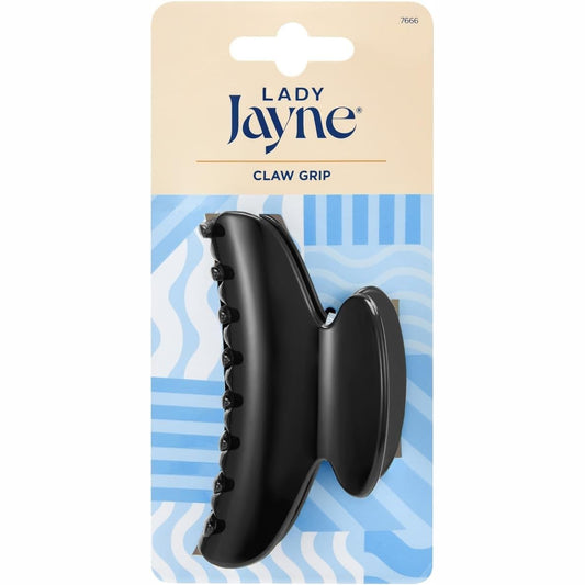 Lady Jayne Hair Claw Grip Plastic Shell Folding Clips Clamps
