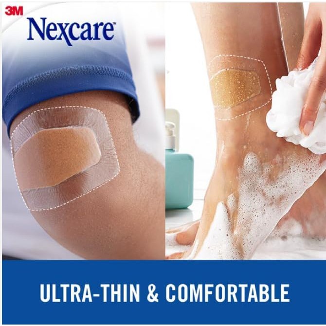 Nexcare Clear Waterproof Strips Large 10 Pack