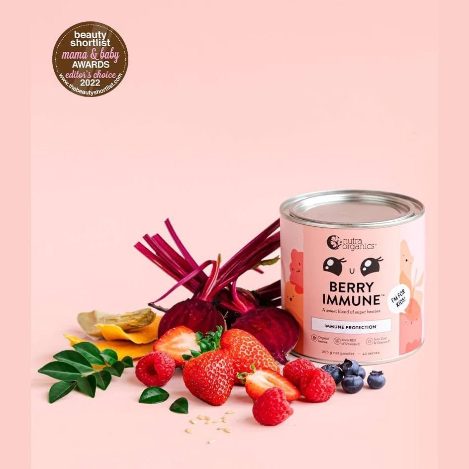 Nutra Organics Organic Berry Immune (Immune Protection) 125g - Cutprice Online
