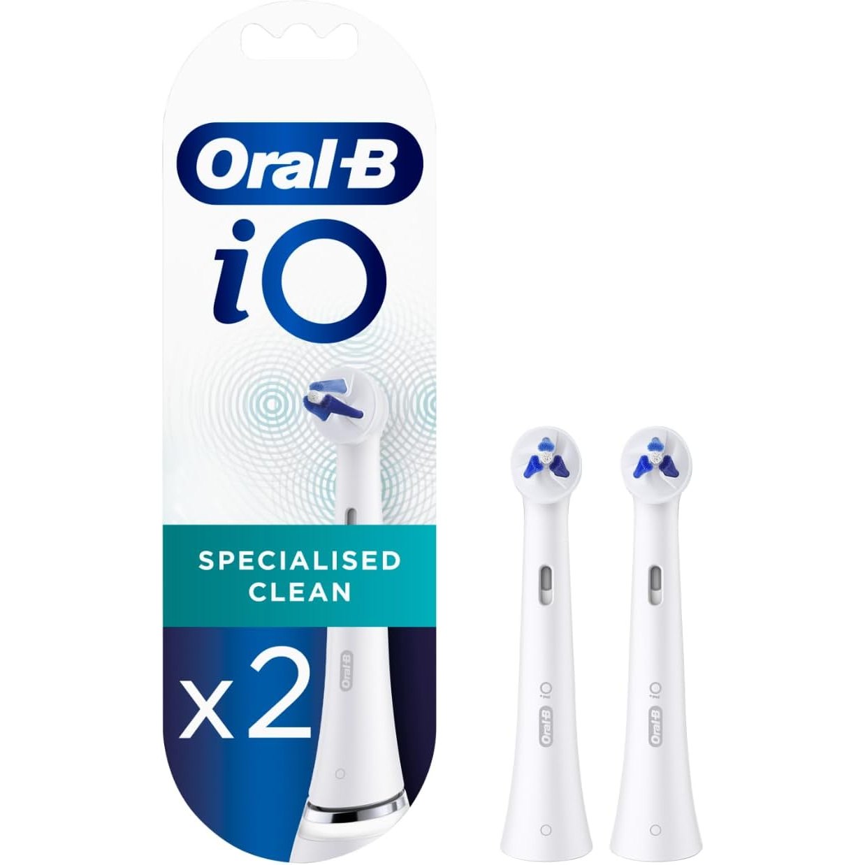 Oral B Power Toothbrush iO Specialised Clean Refills White 2 Pack