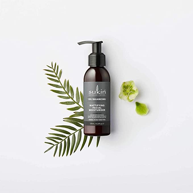 Sukin Oil Balancing Mattifying Facial Moisturiser 125ml - Cutprice Online