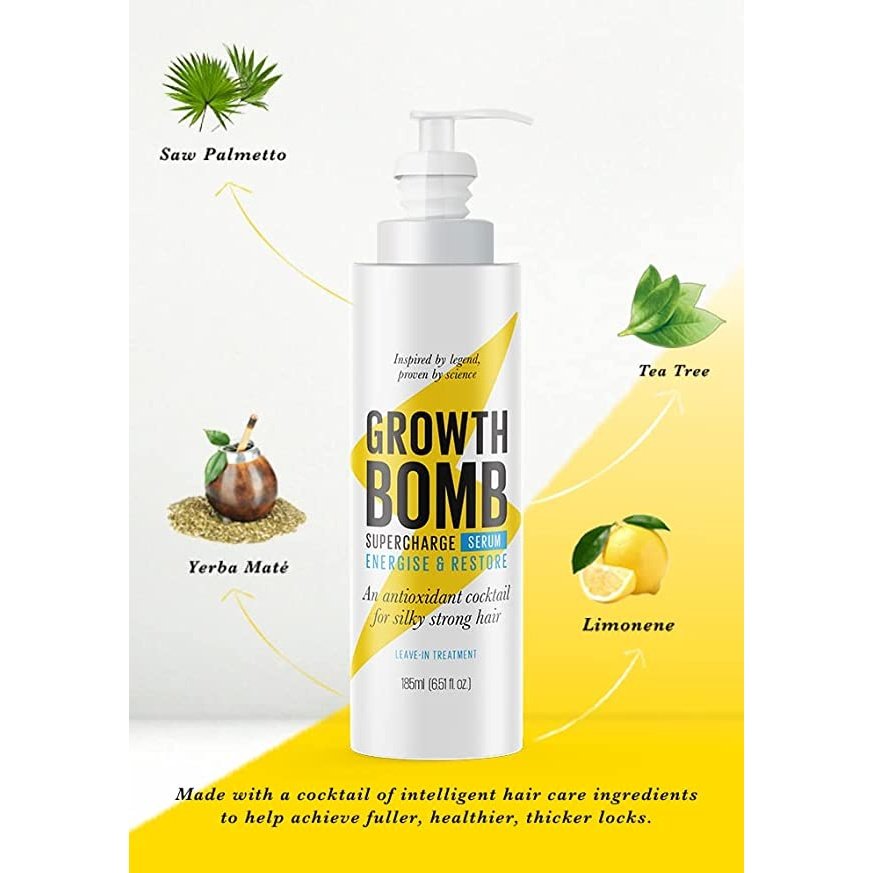 Growth Bomb Hair Growth Super Charge Serum 185ml - Cutprice Online