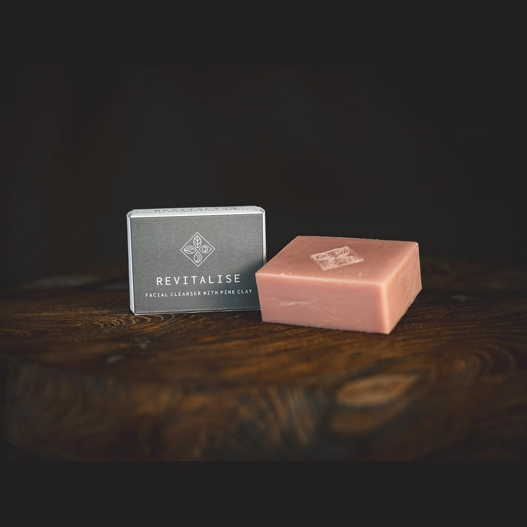 Base (Soap With Impact) Bar Revitalise Facial Cleanser with Pink Clay (Boxed) 120g - Cutprice Online