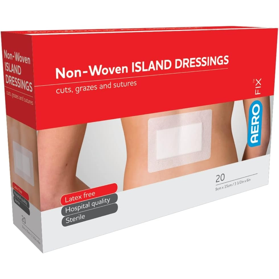 Aerofix Non-woven Island Dressing 9 X 15cm 20pk
