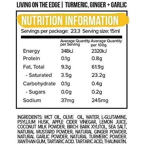 Vitawerx Keto Mayo Living On The Edge Turmeric, Ginger & Garlic 375ml - Cutprice Online