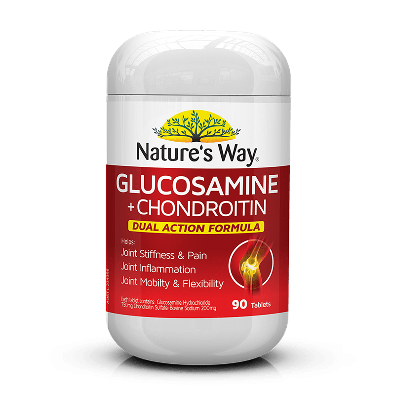 Nature's Way Glucosamine & Chondroitin 90 Tablets - Cutprice Online
