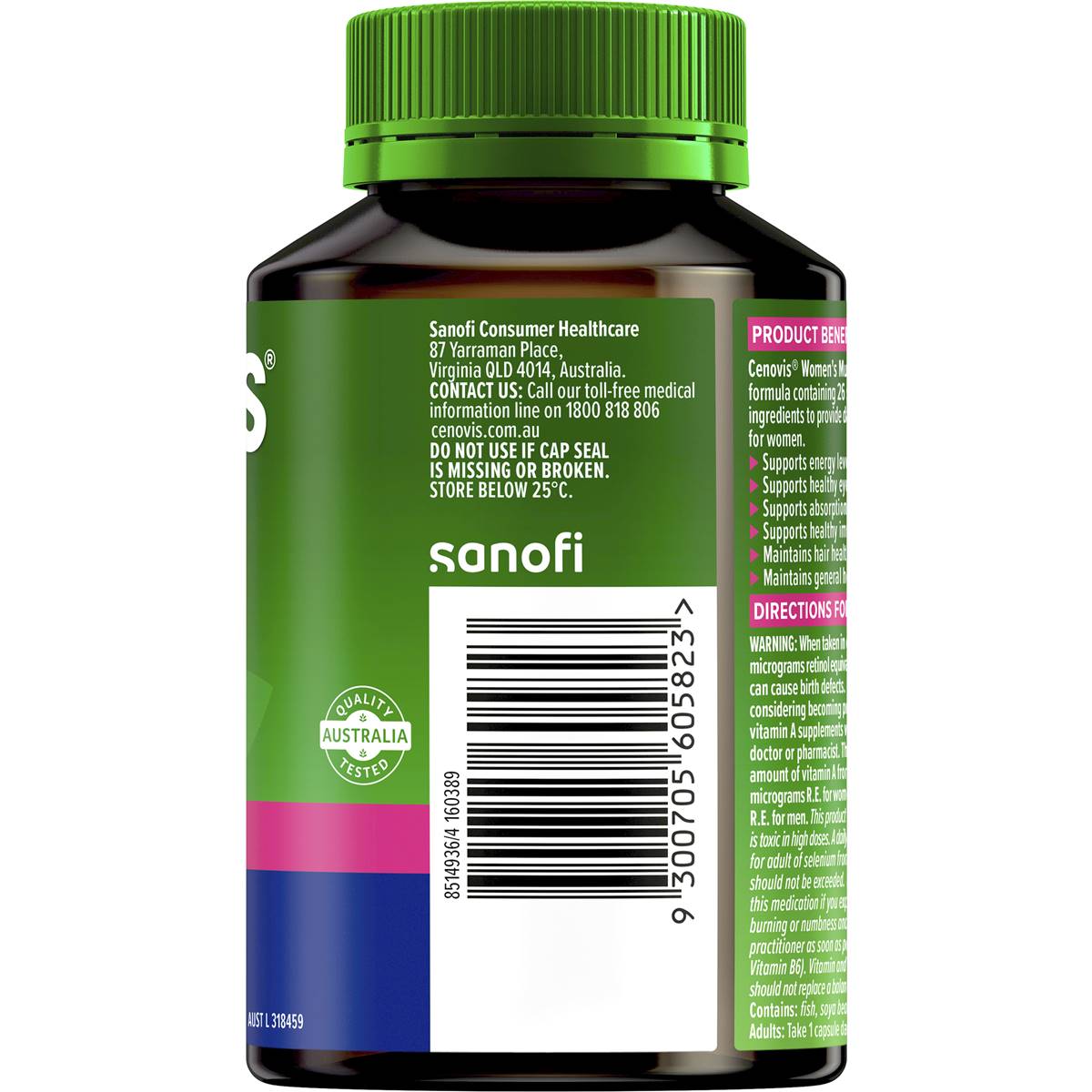 Cenovis Women's Multi Once-daily Multivitamin 50 Capsules - Cutprice Online