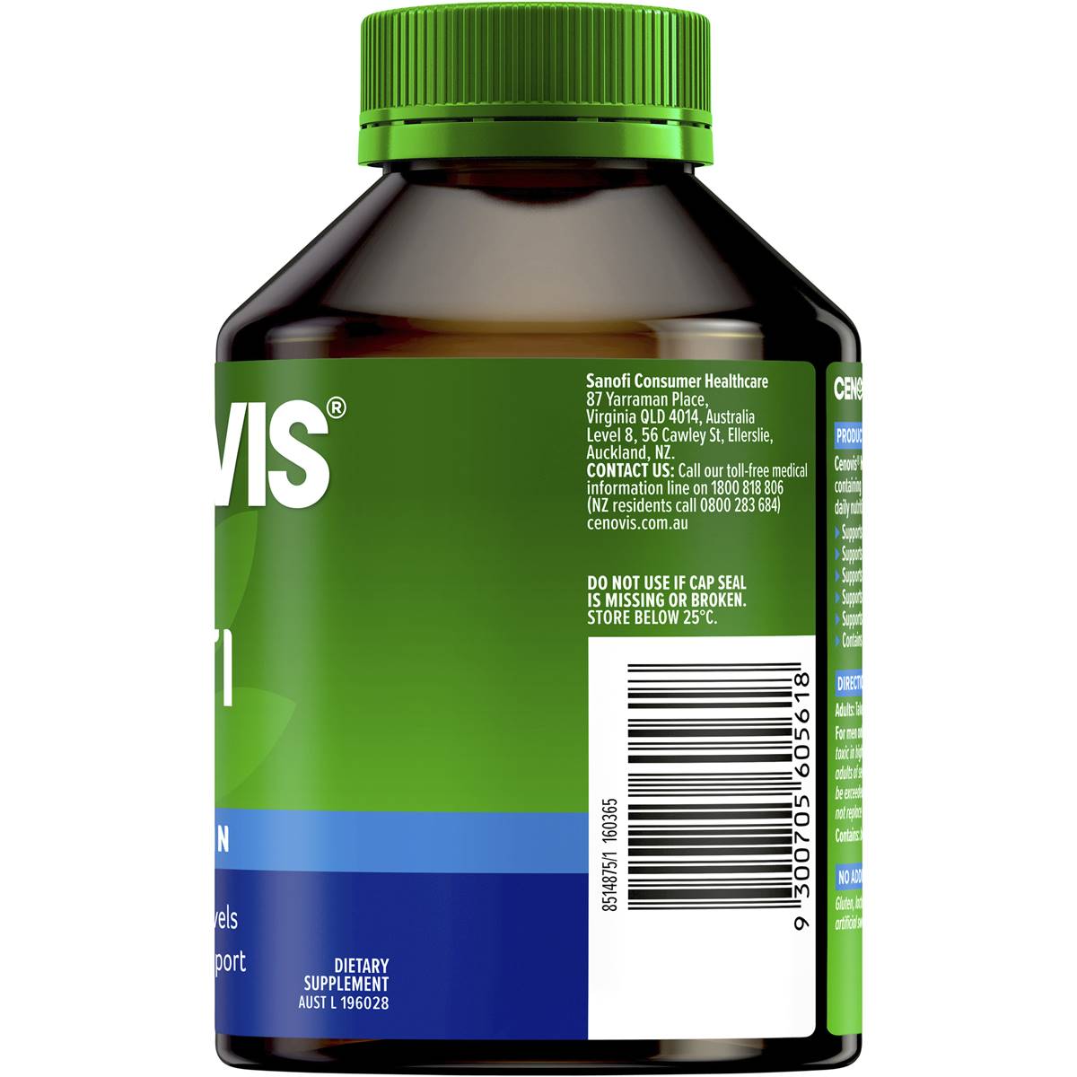 Cenovis Men's Multi - Once-daily Multivitamin - 100 Capsules - Cutprice Online