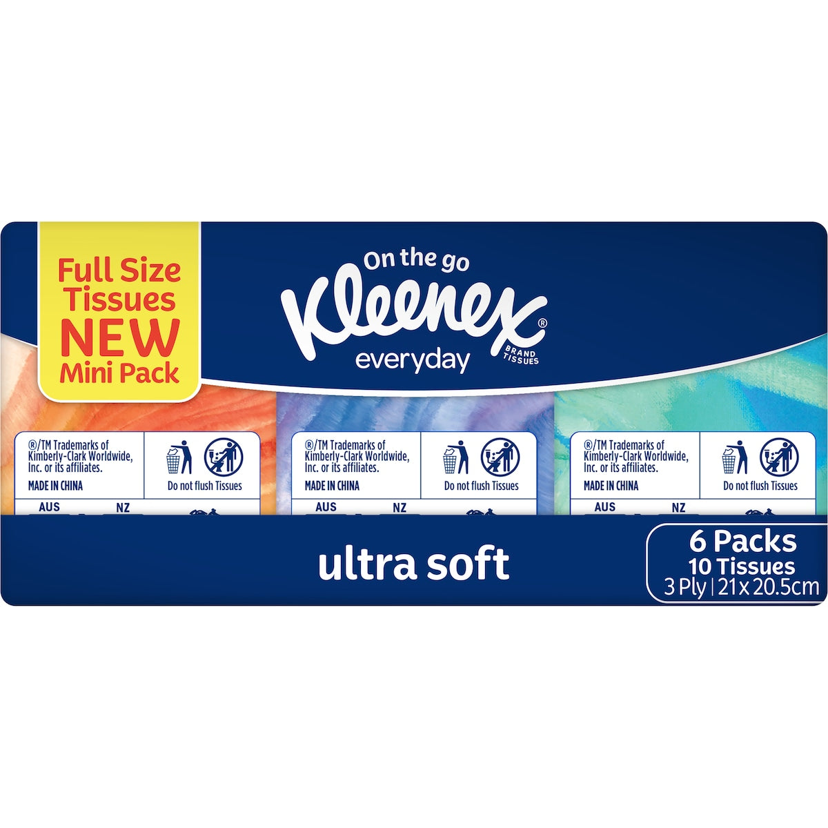 Kleenex Ultra Soft Tissues Pocket Mini Pack 6 PK - Cutprice Online