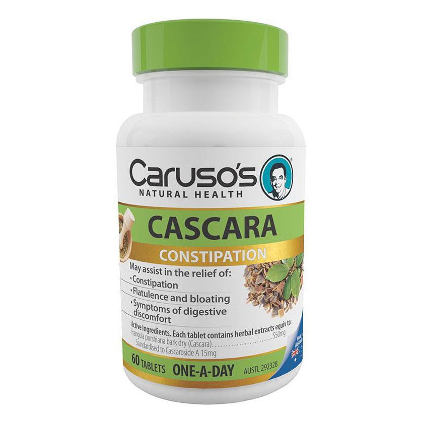 Caruso's Cascara 60 Tablets - Cutprice Online