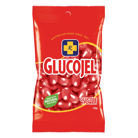 GLUCOJEL RED JELLY BEANS 150G - Cutprice Online