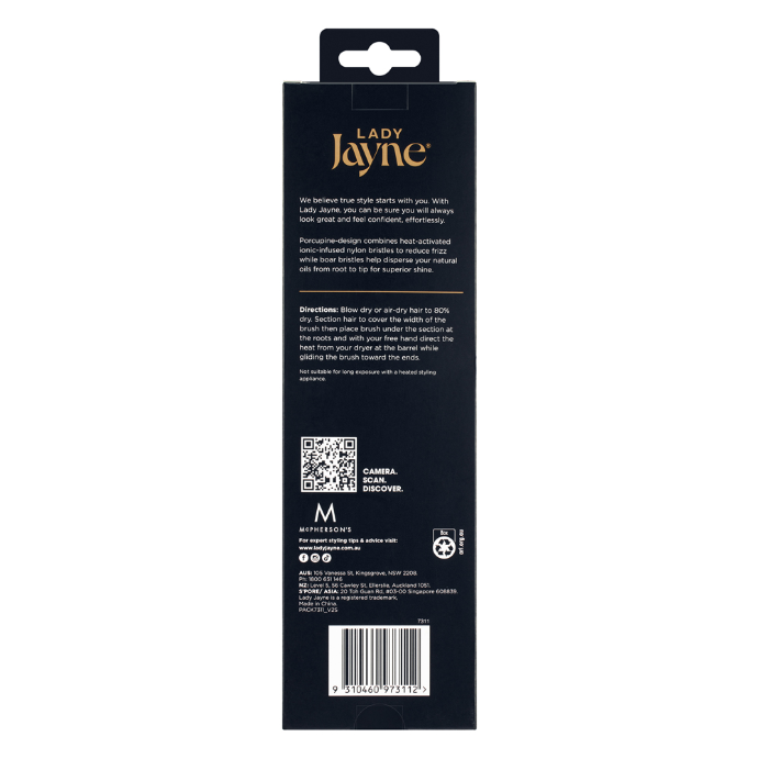 Lady Jayne Large Porcupine Radial Brush