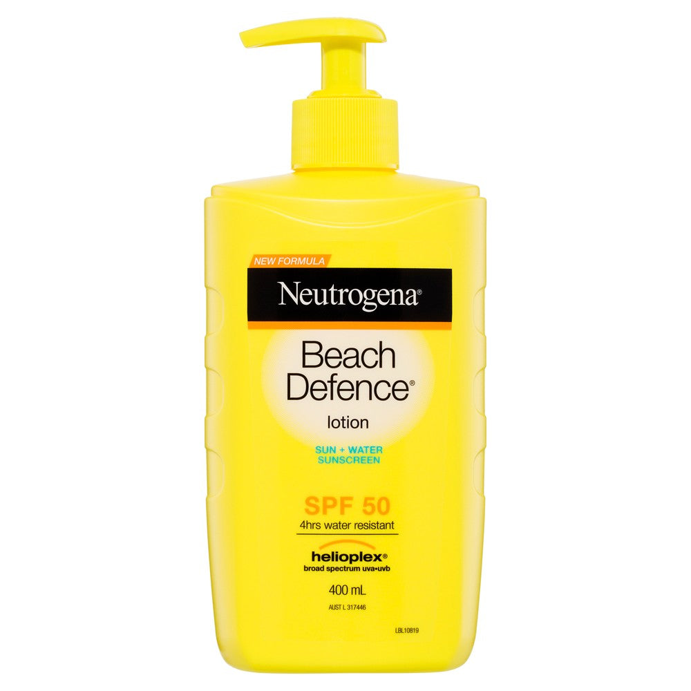 Neutrogena Beach Defence Lotion Spf 50 400ml - Cutprice Online
