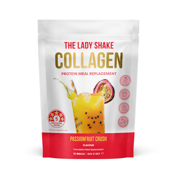 The Lady Shake Collagen FMR Passionfruit 840G