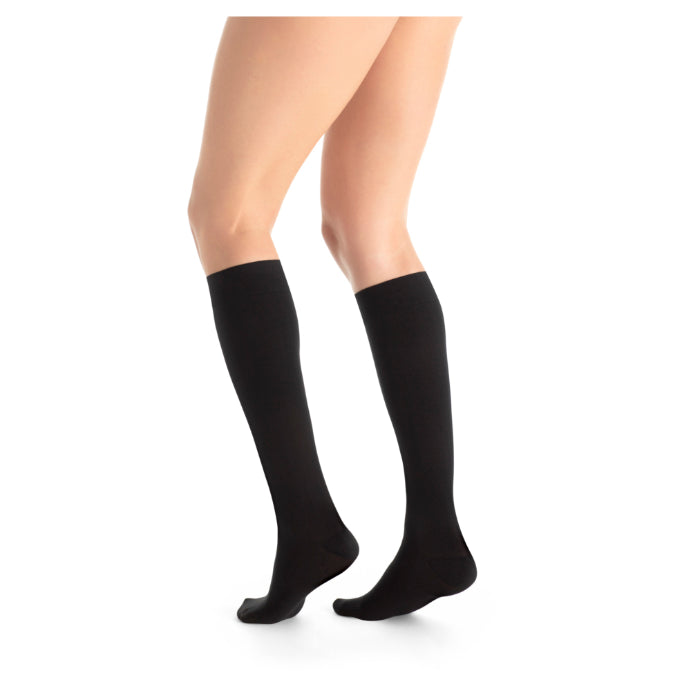 Jobst Ultrasheer Cl1 15-20 Phlebology Knee High Closed Toe 15-20mmhg Black Small1 Pair