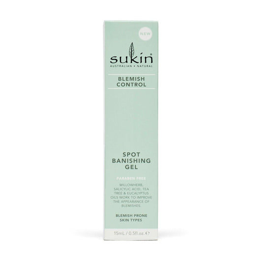 Sukin Blemish Control Spot Banishing Gel 15ml - Cutprice Online