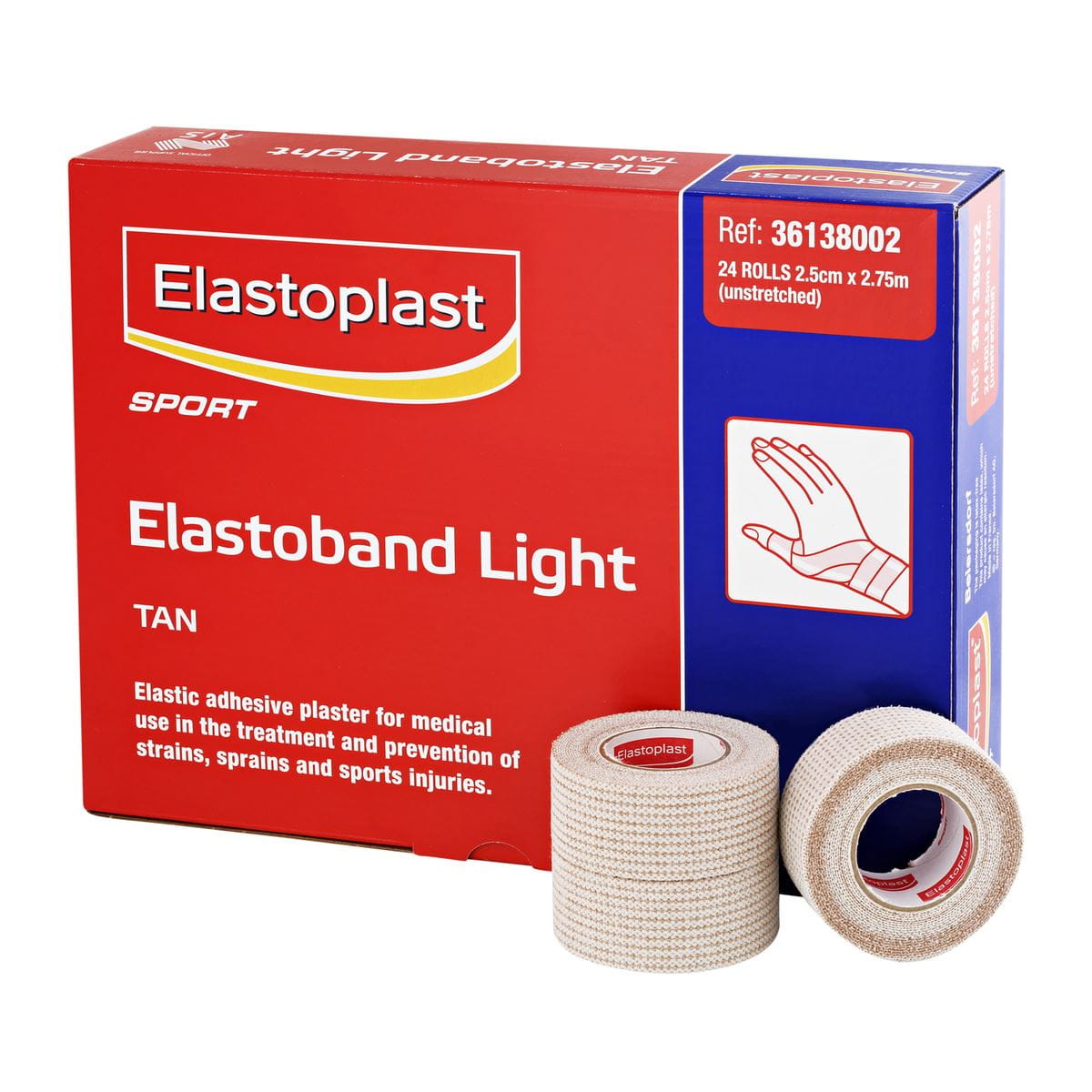 Elastoplast Sport - Elastoband Light Bandages 2.5cm x 2.75m 24PK - Cutprice Online