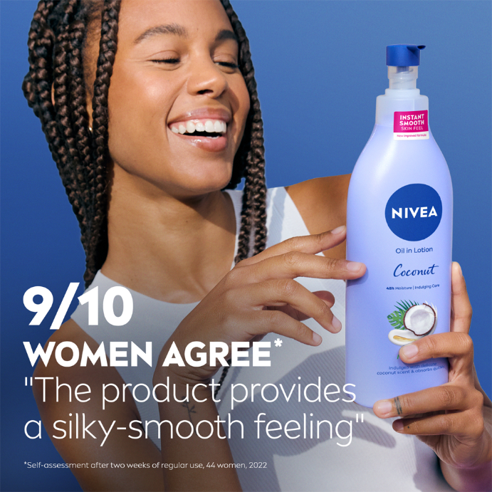 Nivea Oil Infused Coconut and Monoi Oil Body Lotion 400ml - Cutprice Online