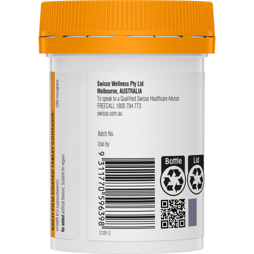 Swisse Vitamin B12 60 Tablets - Cutprice Online