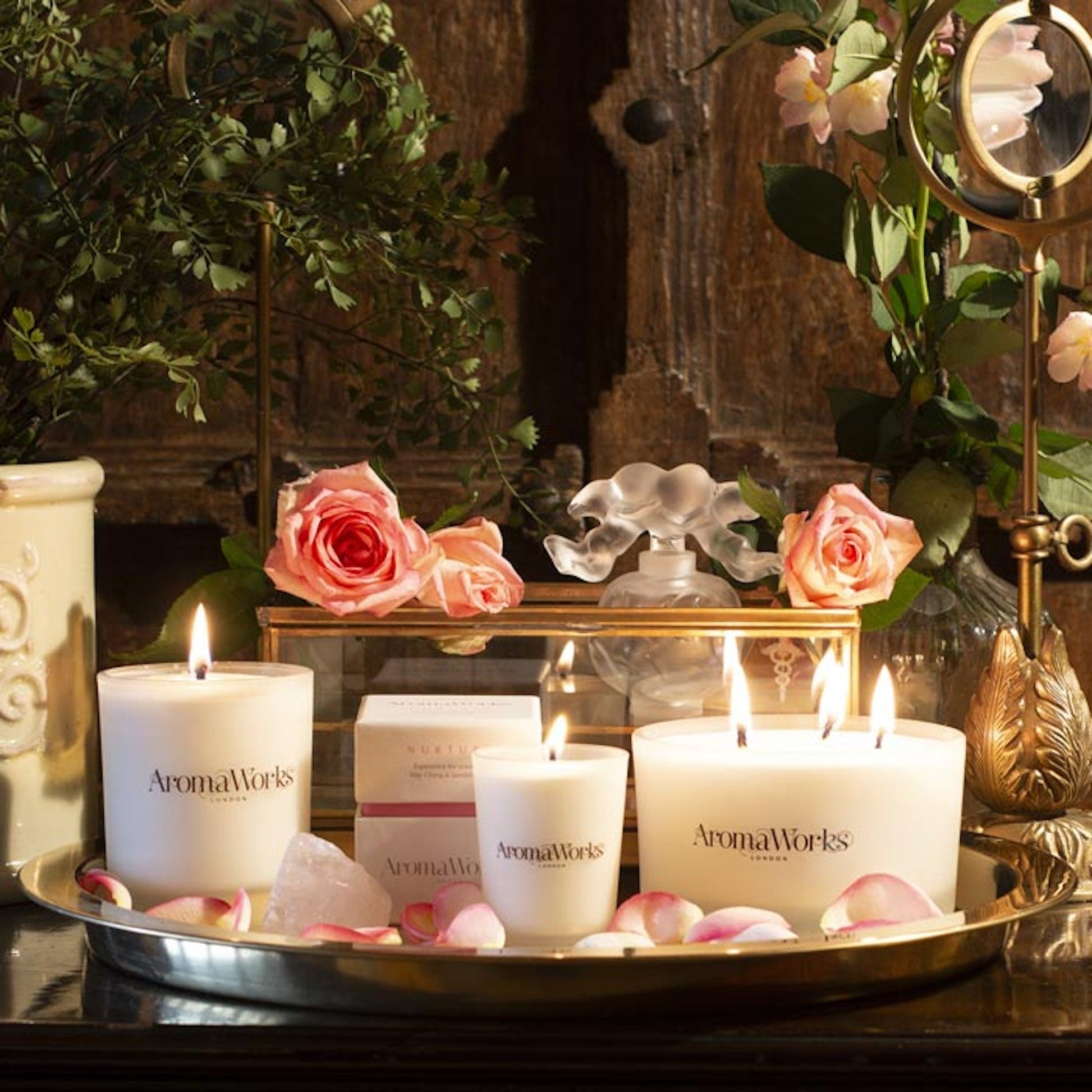 Aromaworks 3 Wick Candle Nurture Large 400g - Cutprice Online