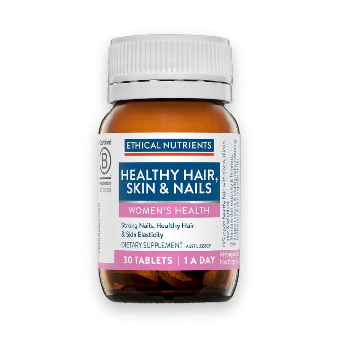Ethical Nutrients Healthy Hair, Skin & Nails 30 Tablets
