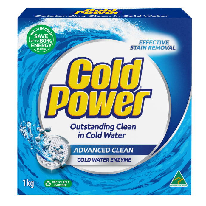 Cold Power Regular Advanced Clean Powder Laundry Detergent 1kg - Cutprice Online