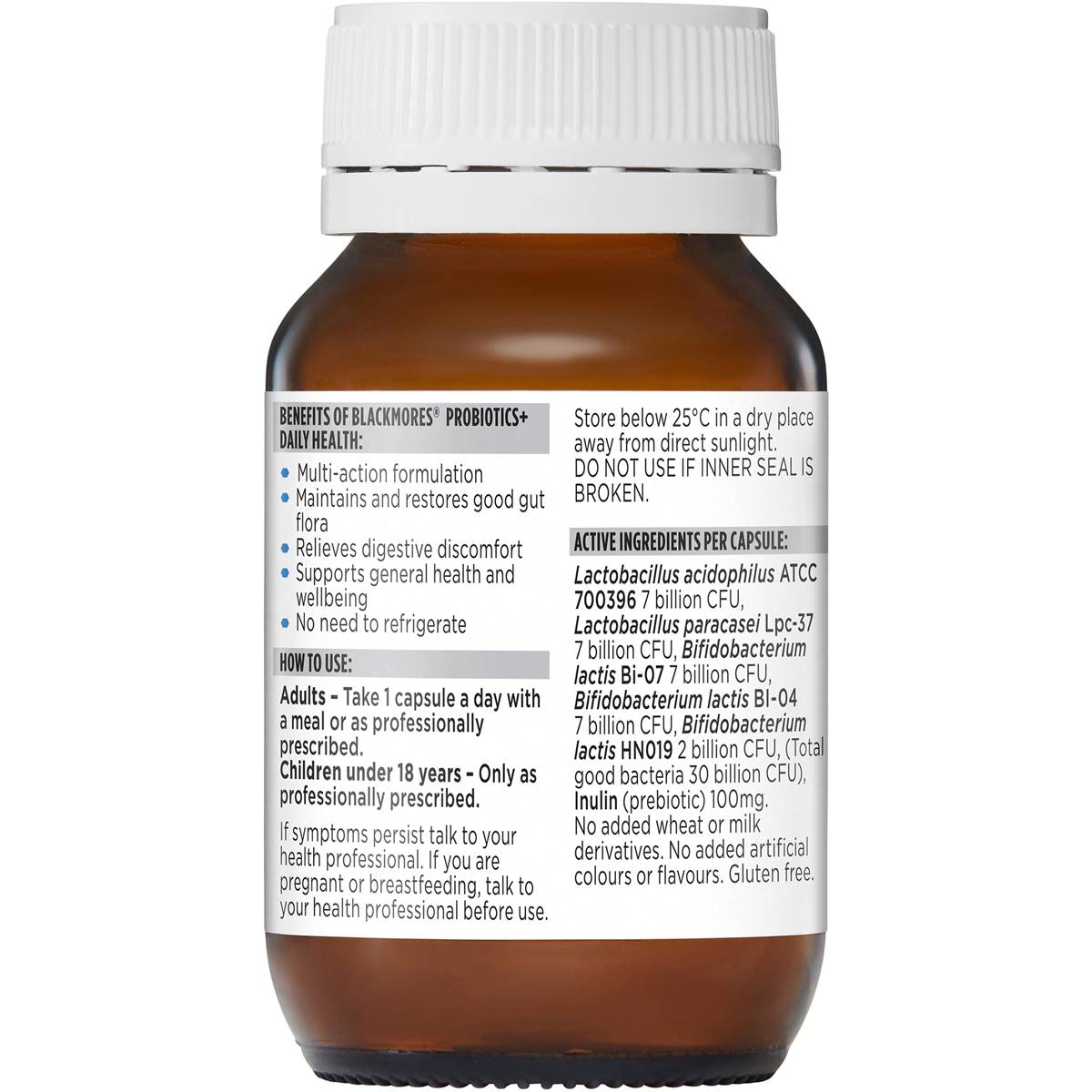 Blackmores Probiotics+ Daily Health 30 Capsules - Cutprice Online
