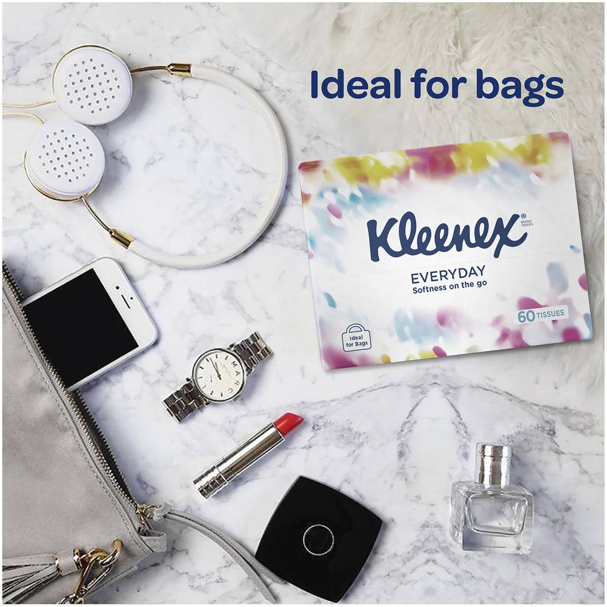 Kleenex Facial Tissue Soft Pack White 60 Pack - Cutprice Online