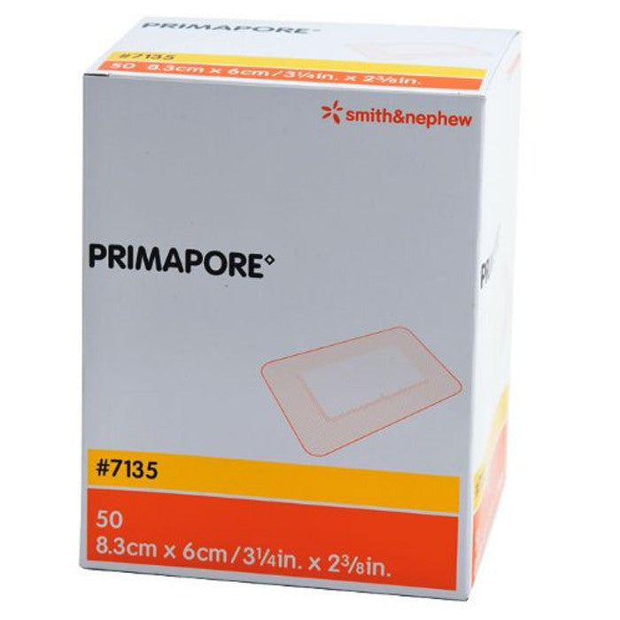 Primapore Adhesive Wound Dressing 7135 - 8. 3cm x 6cm  50 Pack - Cutprice Online
